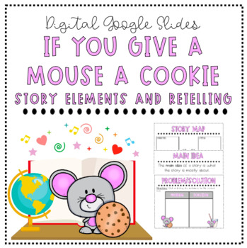 If You Give a Mouse a Cookie Story Elements & Retell l Google Slides