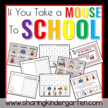 Preview of If You Take a Mouse to School Printables and Activities Read Aloud