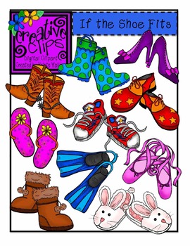 Preview of If the Shoe Fits {Creative Clips Digital Clipart}