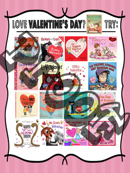 Preview of If you LOVE Valentine's Day ..... Picture Books Recommendation Poster