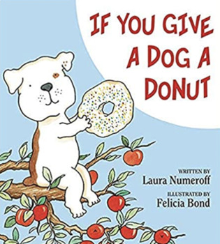 Preview of If you give a dog a donut- NO PREP visual supported comprehension
