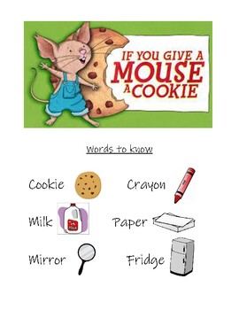 If you give a mouse a cookie emergent reader by To love and to learn