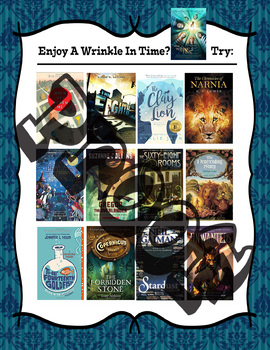 Preview of If you like A Wrinkle in Time, try.... Recommendations Poster