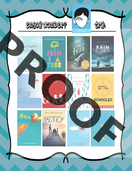 Preview of If you like the book Wonder by R.J. Palacio, try....  Recommendation Poster