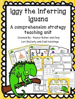 Preview of Iggy Iguana - Reading comprehension strategies teaching unit - beanie baby