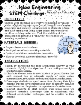 Preview of Igloo Engineering STEM Challenge