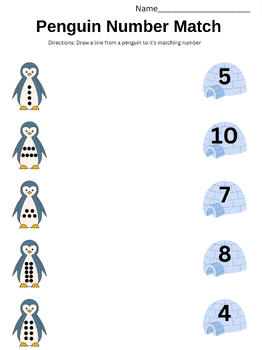 Preview of Igloo Penguin Counting