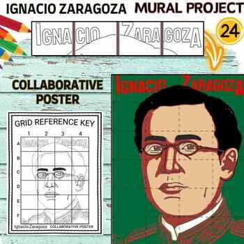 Preview of Ignacio Zaragoza Collaborative Poster Mural Project Cinco de Mayo & Hispanic Act