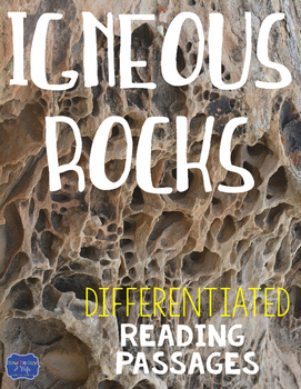 Preview of Igneous Rocks Differentiated Reading Passages & Questions