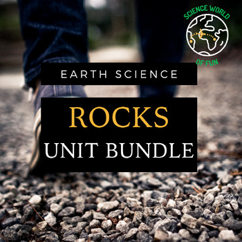 Preview of Rocks Google Slides Printable Unit Bundle | Earth Science Interactive Notebook