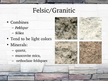 Preview of Igneous, Sedimentary and Metamorphic Rocks PowerPoint (PPT) and Guided Notes