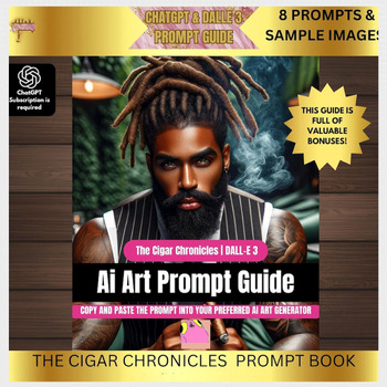 Preview of Ignite Your Passion: Cigar Chronicles Dall-E 3 Prompt Guide