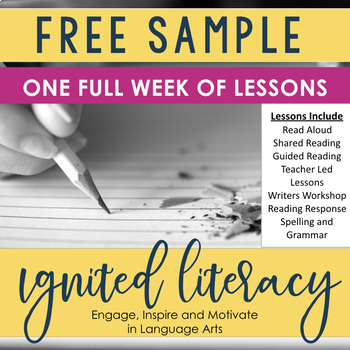 Preview of Ignited Literacy - Sample Week