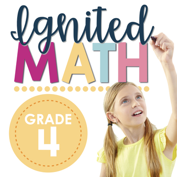 Preview of Grade 4 Ignited Math - FULL YEAR Spiral Math Bundle - Ontario Math Curriculum