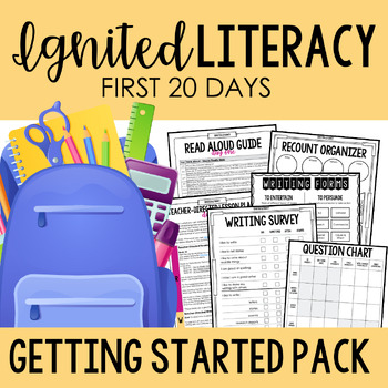Preview of Ignited Literacy SEPTEMBER Ontario Curriculum Getting Started Days - ALL GRADES