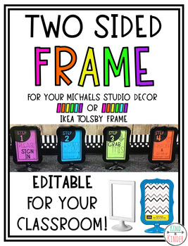 two sided frame michaels