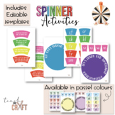 Ikea Spinner Activities Pack | Bright Colours | Pastel Colours