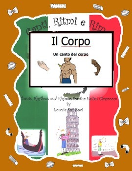 Preview of Italian Body Parts (Il Corpo) Rap-like Musical Chant with MP3