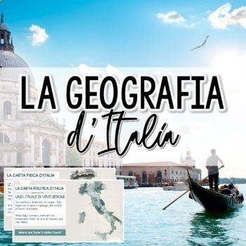 Preview of Il Mondo Italiano | Geografia Italiana | Italian Geography