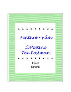 Preview of Il Postino ~ The Postman ~ Movie Guide + Quiz + Word Search