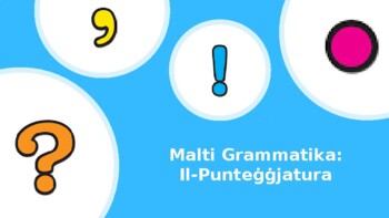 Preview of Il-Punteġġjatura (PPT)