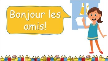 Preview of Il est quelle heure? Online French Presentation for online teachers