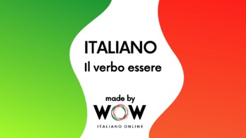 Preview of The verb to be in Italian for beginners