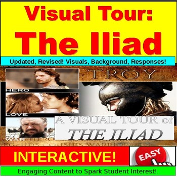 Preview of The Iliad and Trojan War Visual Tour PowerPoint, Google Slides