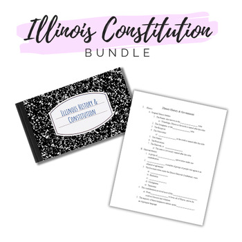 Preview of Illinois Constitution Bundle