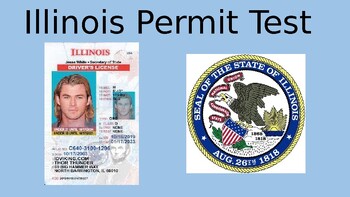 Preview of Illinois Driver Education Permit Test PowerPoint Step-by-Step Instructions