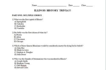 Black History Trivia Questions Worksheets Teaching Resources Tpt