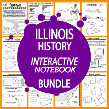 Preview of Illinois History–ALL Illinois State Study Content Included–No Textbook Needed!