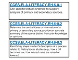 Illinois Social Studies 6-8 Standards and CCSS