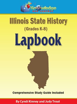Preview of Illinois State History Lapbook / Interactive Notebook - EBOOK