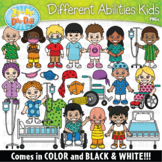 Illness / Health Condition Kids Clipart Set {Zip-A-Dee-Doo