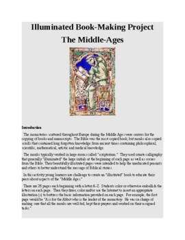 Preview of Illuminated Book-Making Project: The Middle-Ages