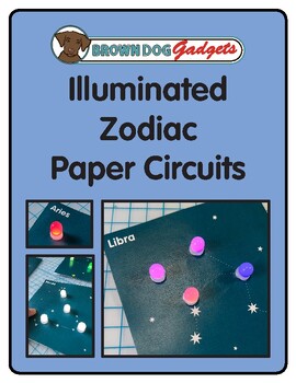 Preview of Illuminated Zodiac Paper Circuits eBook