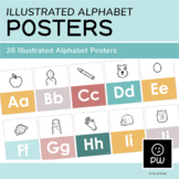 Illustrated Alphabet Posters