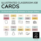 Illustrated Classroom Job Cards