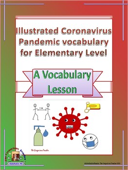 Preview of Illustrated Coronavirus Pandemic vocabulary for Elementary Level