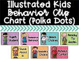 Illustrated Kids Polka Dot Behavior Clip Chart