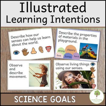 Preview of Illustrated Learning Intentions for Foundation Stage ACARA Science Curriculum