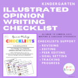 Kindergarten Illustrated Opinion Writing Checklists