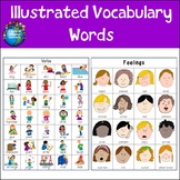 Illustrated Vocabulary Words | Picture Posters