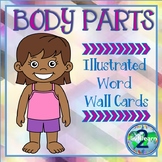 Illustrated Word Wall Cards: Body Parts