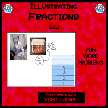 Preview of Illustrating Fractions - Book 1 - (Distance Learning)