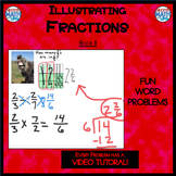 Illustrating Fractions - Book 11 (ie: 1/2 ÷ 1/4) (Distance