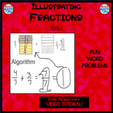 Illustrating Fractions - Book 2: (ie: 5/6 + 4/6) (Distance