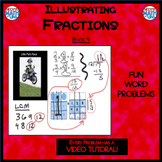 Illustrating Fractions - Book 4: (ie: 2/3 + 3/4) (Distance