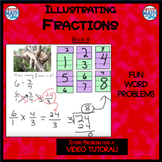 Illustrating Fractions - Book 9 (ie: 6 ÷ 1/4 ) (Distance L